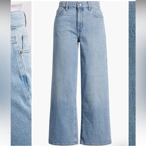 Nordstrom Light Blue Wide Leg Jeans